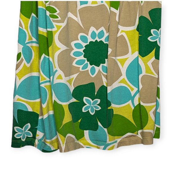 Carters Green & Yellow Floral Short Sleeve Dress Size 6X - Picture 4 of 8